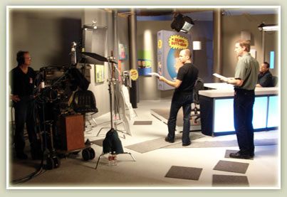 On the set with Mike Judge